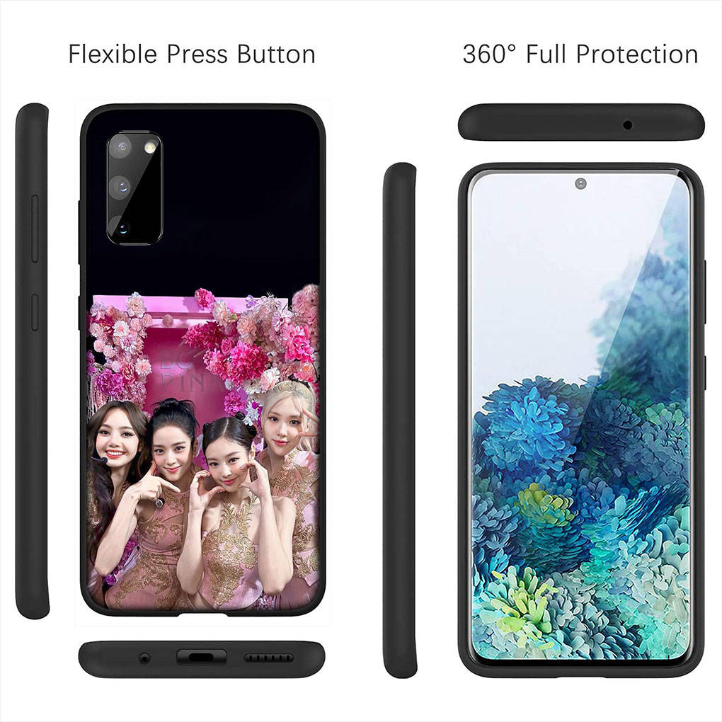 Для Samsung Galaxy S24 S23 iPhone 16 15 14 Xiaomi Redmi Note 13 12 11 10 8 Plus 9 Pro Max X XR чехол для телефона розовый корейский черный Kpop OPPO Huawei чехол