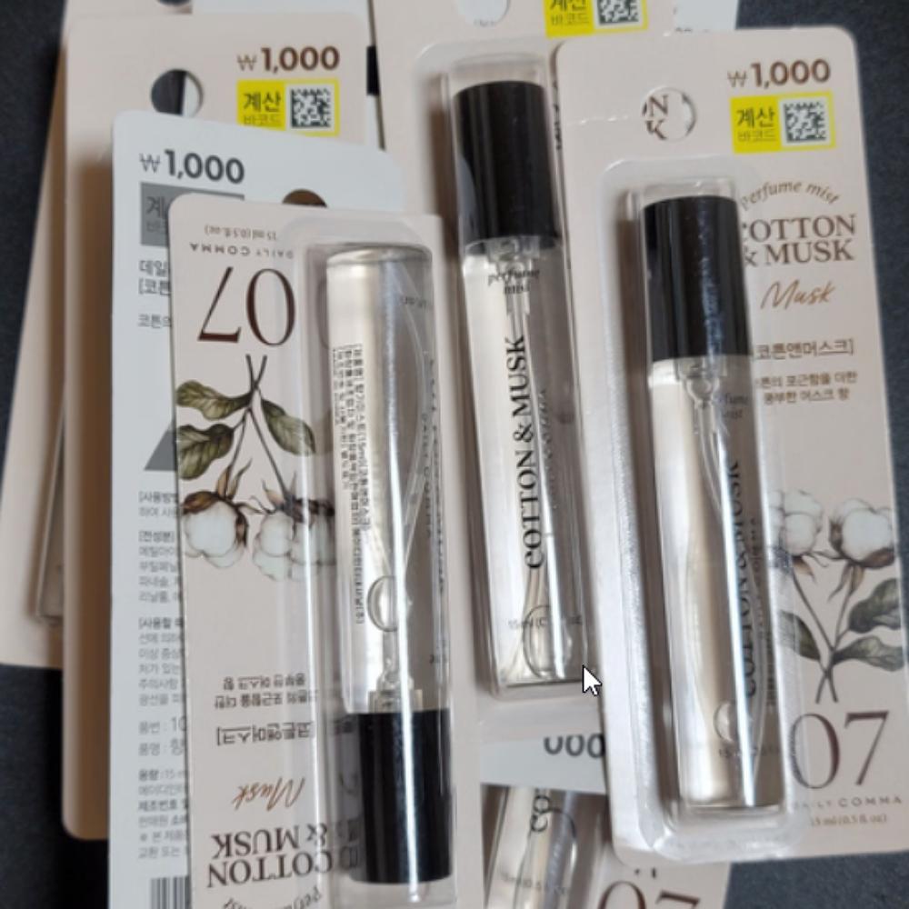 Парфюмированный спрей Cotton & Musk Scent 15 мл 0,5 жидк. унции, Мини-парфюм