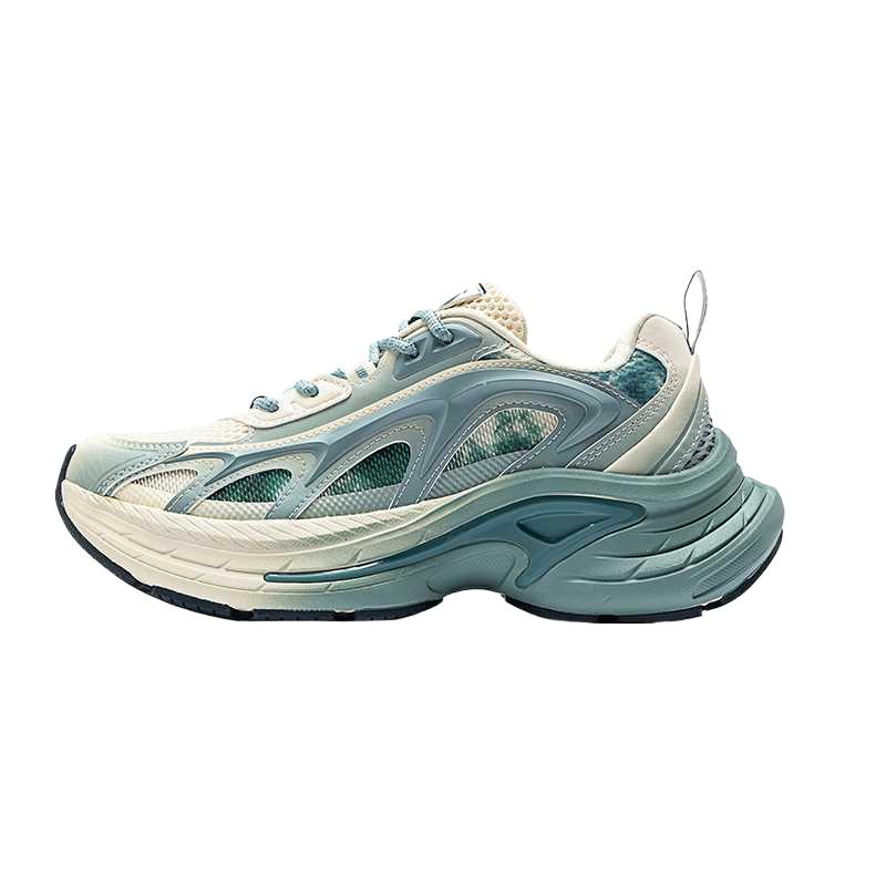 Anta Fuyou LT Fabric Synthetic Leather Fashion Gradient Comfortable Shock Absorbing Wear Resistant Low Top Casual Shoes Women Sneaker 122528857R-2