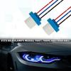 9007 9004 HB1 HB5 Headlight Wiring Harness Socket Adapter, High Temperature 3-Pin Male/Female Plug Pigtail Connector for Automative Replacement
