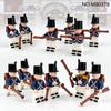 12pcs Napoleonic Wars Military Soldiers Building Blocks WW2 Figures French British Fusilier Rifles Weapons Toys for Kids Gifts