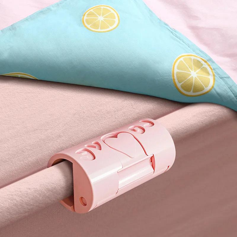 6Pcs Mattress Holder Quilt Bedspread Pin Clip Plastic Non-Slip Clip Bed Sheet Clip Button Bed Sheet Household Towel Clothes Peg