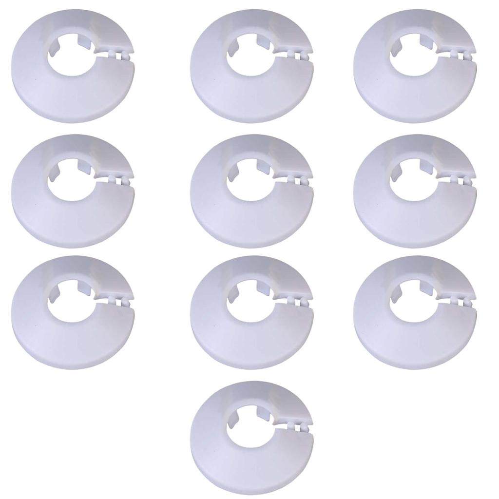 10 шт. Накладки на трубы отопления Пластиковые накладки на радиаторные трубы Простая установка для эстетического улучшения и легкого монтажа