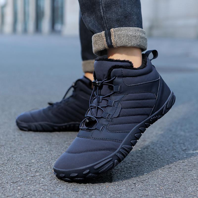 2024 зимние новые мужские и женские ботильоны водонепроницаемые повседневные спортивные ботинки сохраняющие тепло плюшевые зимние ботинки 35-47