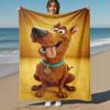 1 шт. Плед Scooby Doo для улицы - Плед-покрывало, Мягкий, Фланелевые пледы, Гостиная, Путешествия, Кемпинг c1209081