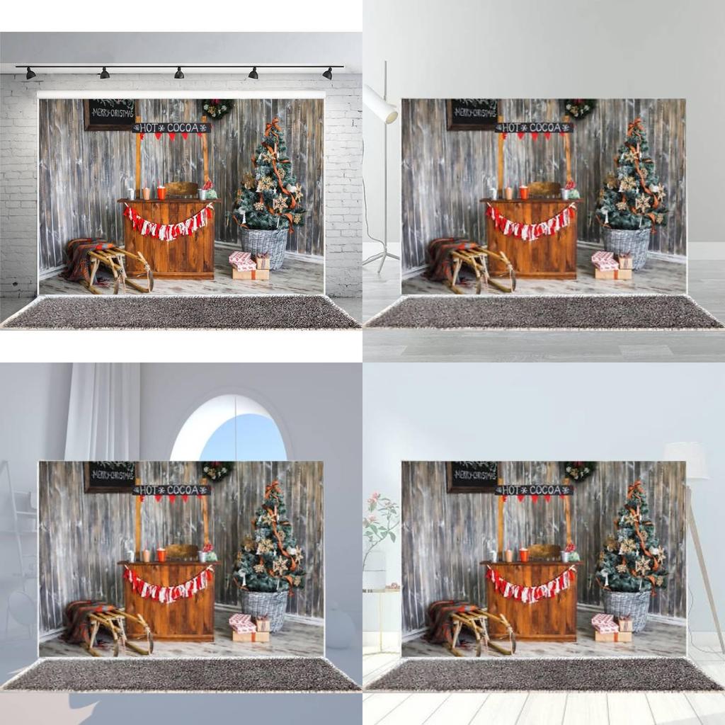 Creative Children's Photography Background Cloth Christmas Theme Studio Props