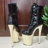 Пикантные женские ботильоны на высоком каблуке, обувь на платформе, обувь для ночного клуба, косплей, обувь для танцев на пилоне