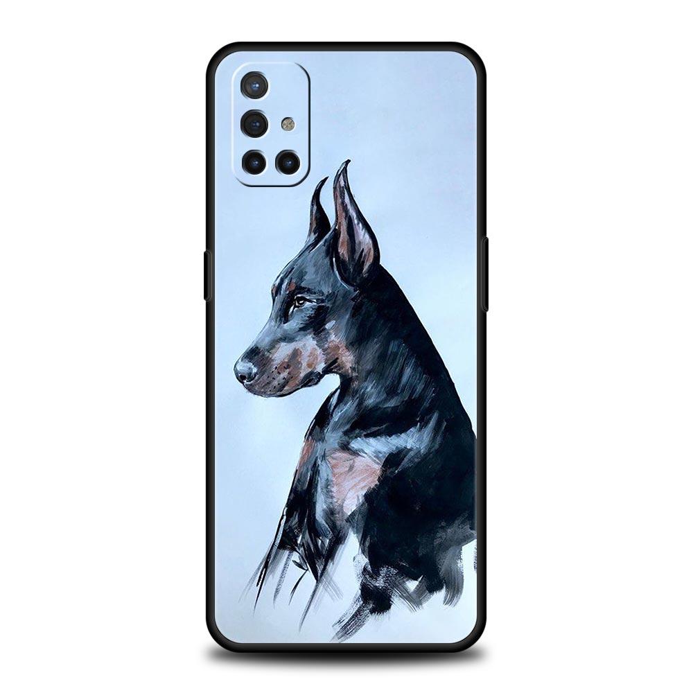 Чехол для телефона с изображением добермана для Oneplus 13R 13 12R 11 10T 10R Nord N100 N200 N10 10 9 9R 9RT CE 3 2 Z Pro 5G Мягкий ТПУ чехол Fundas
