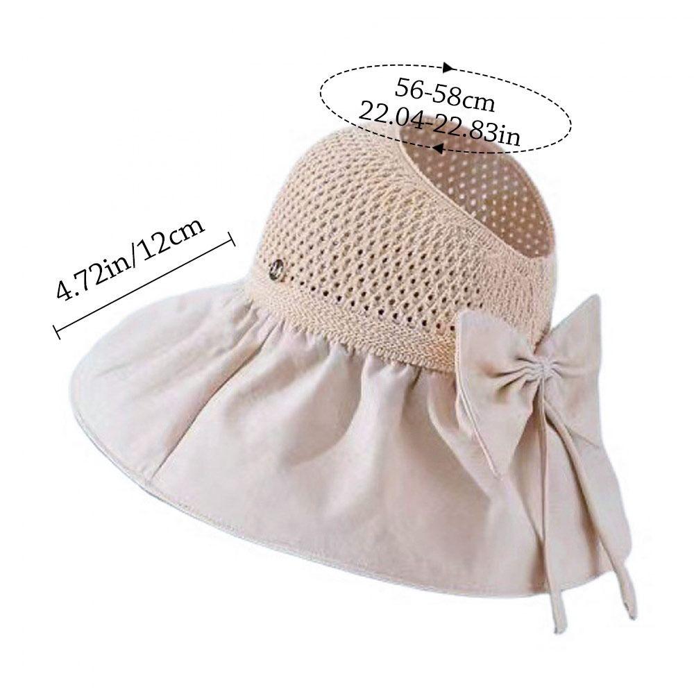 UV Protection Bucket Hat Foldable Sunshade Hat Women Sun Cap