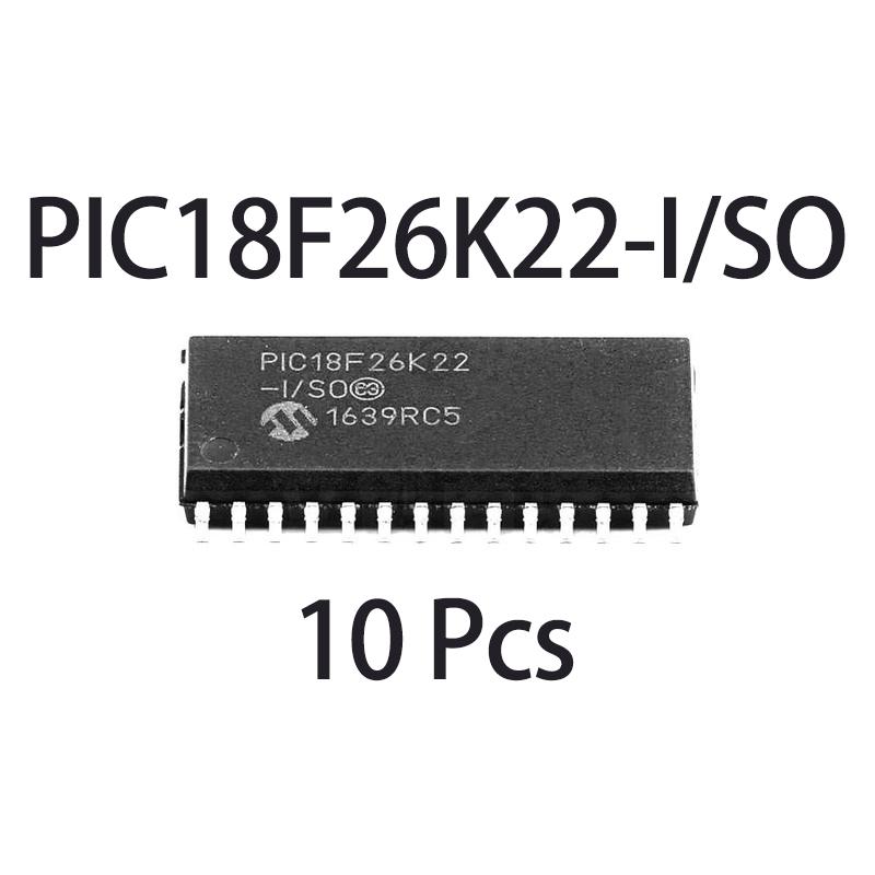 1/5/10/30/50/100Pcs PIC18F26K22-I/SO SOP-28 300mil SMD Analog Semiconductor 8 Bit Microcontroller Integrated Circuit Chip
