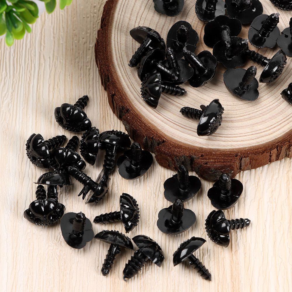 40pcs New Bear Buttons DIY Tool Dolls Accessories Safety Parts Dog Noses Doll Noses