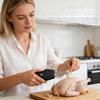 Электрическая ощипывательница птицы Ручной аппарат для ощипывания кур Высокоскоростное вращение Автоматическая регулировка натяжения Съемник перьев из нержавеющей стали