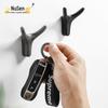 Nordic Antler Wall-Mounted Metal Coat Hooks for Door, Bathroom, or Wardrobe