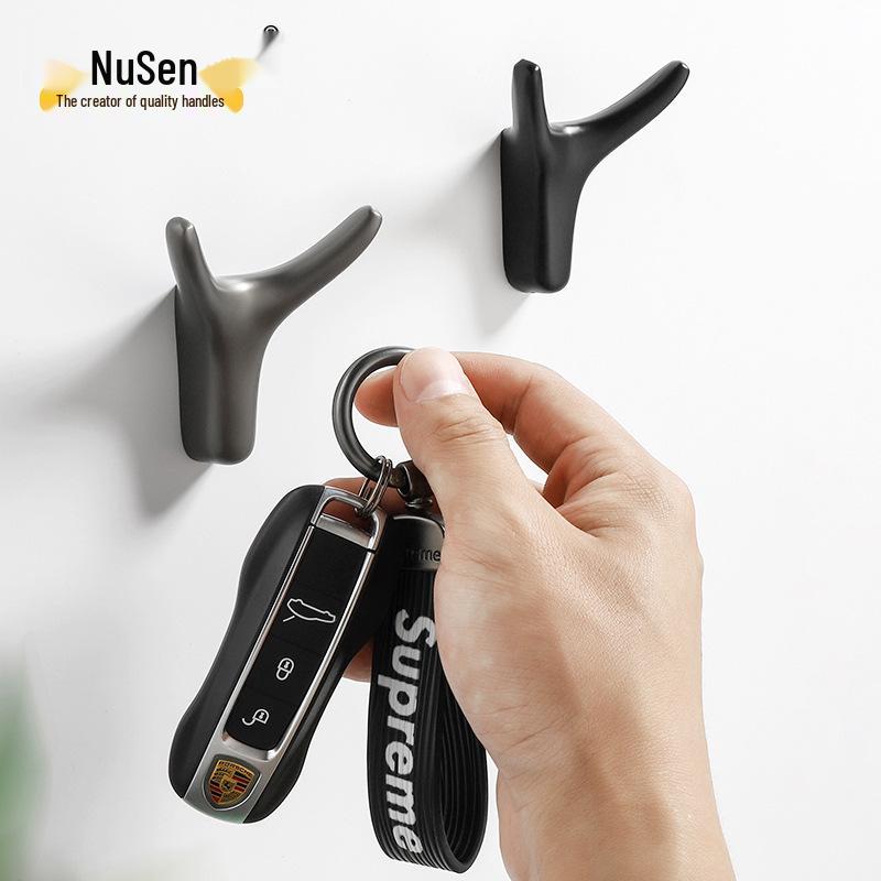 Nordic Antler Wall-Mounted Metal Coat Hooks for Door, Bathroom, or Wardrobe