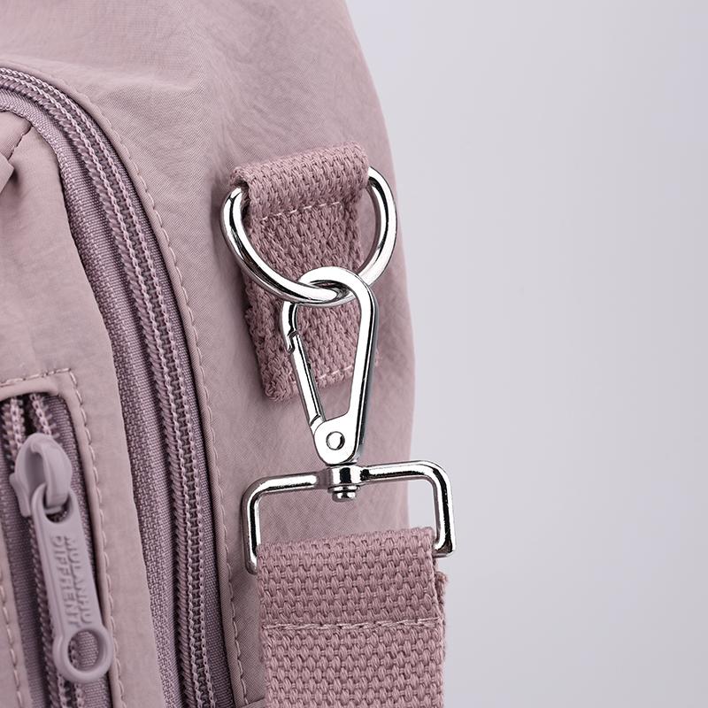 Однотонный женский рюкзак большой вместимости, дорожный рюкзак, легкая нейлоновая сумка