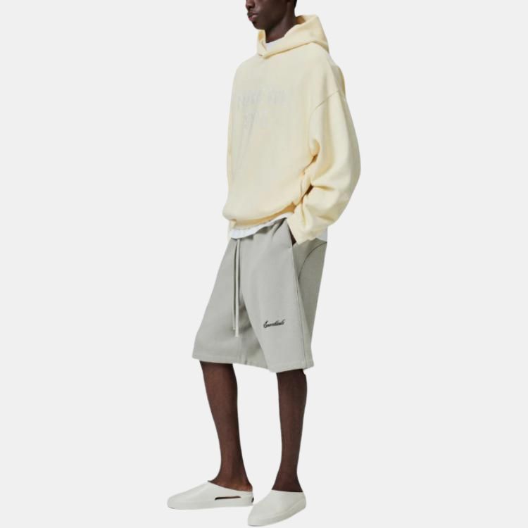 Fear of God Essentials Худи 90-х Садовый желтый Мужские топы 192SP256218F
