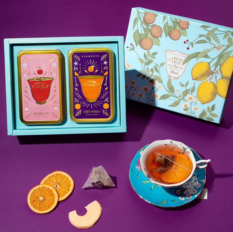 Чай Ssanggye Fruit Hug Orange Rooibos в банке