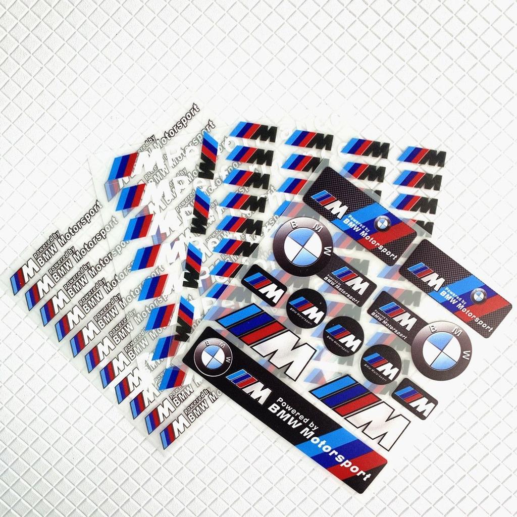 drswk4 New For Bmw M 50TH Power Performance E28 E30 E34 E36 E46 E60 E90 F84 Reflective Motorcycle Sticker Decals Tank Logo Stickers