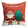 Рождественская наволочка Мультяшный Санта Клаус Дом Диван Автомобильная подушка Наволочка с принтом
