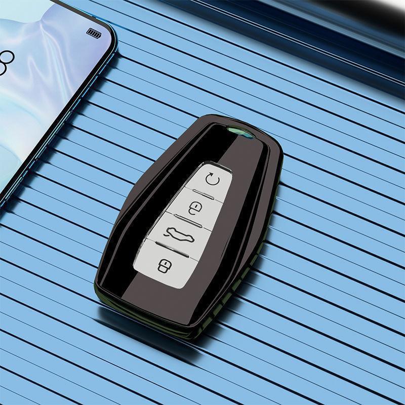 Защитный чехол для ключа Geely Binyue COOL с полной прозрачной оберткой для модели 2023 года