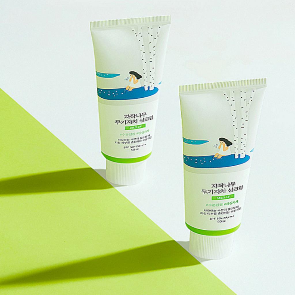 ROUND LAB березовый неорганический солнцезащитный крем 50мл