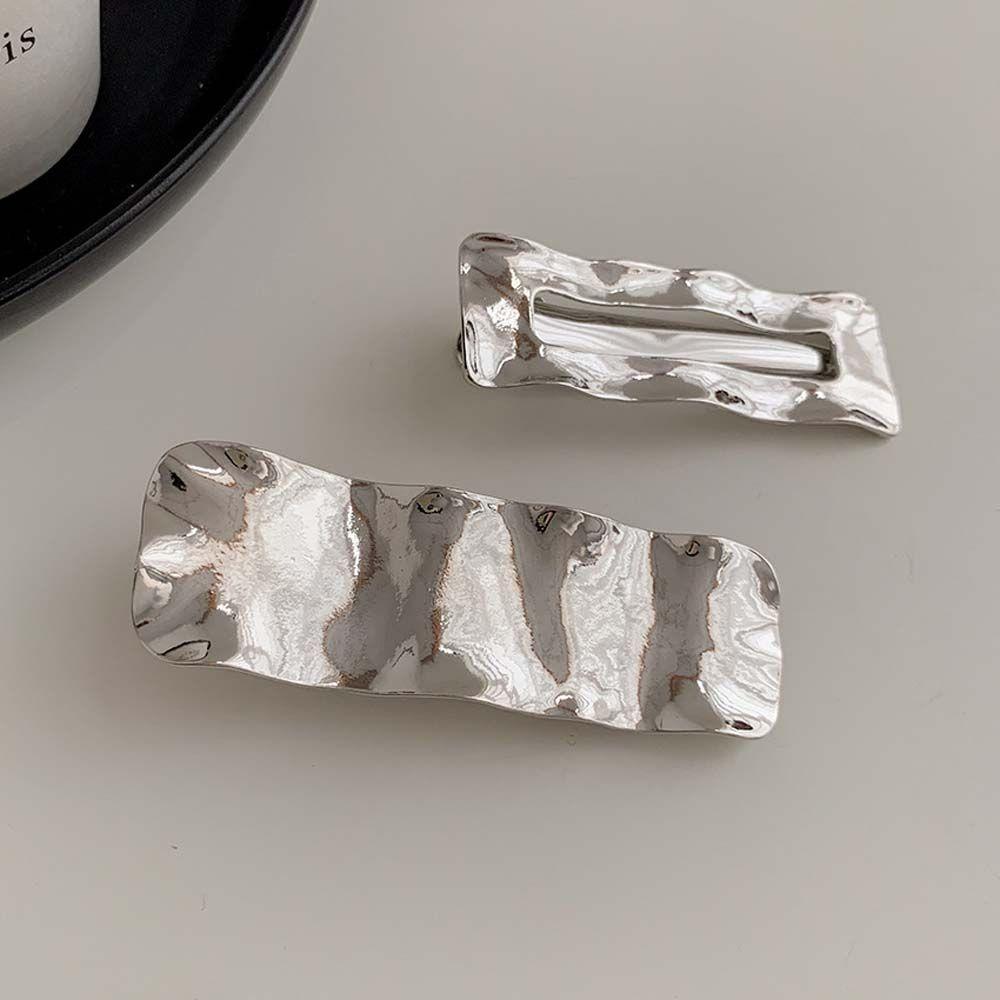 Headwear Bump Irregular Side Bangs Hair Clips Punk Hair Clips Fix Fringe Barrette Metal Hair Pins