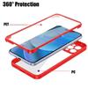 Protective Case - BOOLING - for iPhone 16 Pro Max - 360° Protection - Red - Rigid