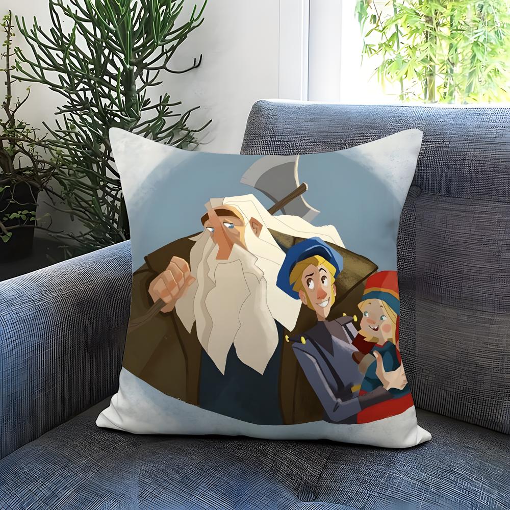 POPULAR Kklauss Cushion Cover Comfortable Reversible Pillow Cover Ideal for Car Sofa Bedroom & Beyond