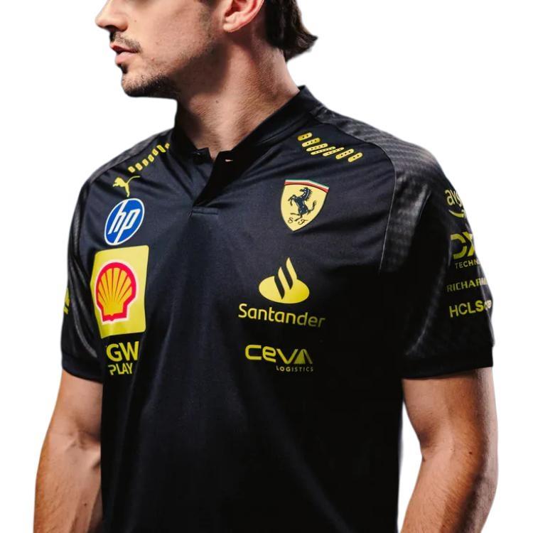 PUMA Scuderia FerrariTEAM Monza Forever Better DryCELL T Shirt Men's Black 763880-01