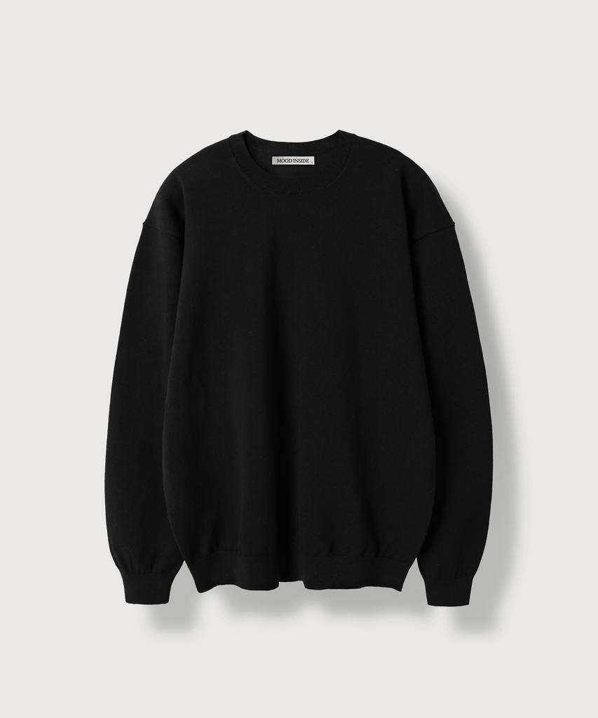 MOOD INSIDE Washable Cotton Round Knit_4 Colors