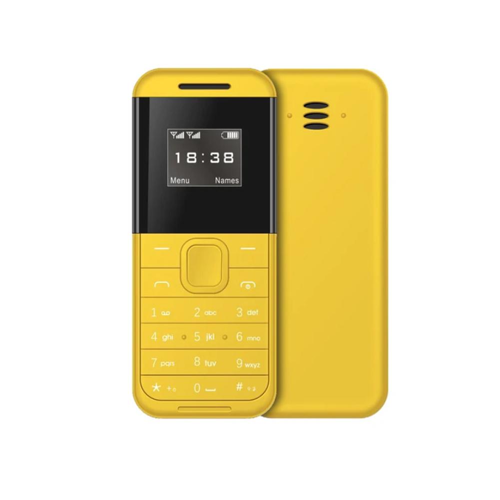 BM222 Unlock Mini Mobile Phone With Blacklist Function 0.66 Inch Mobile Phone Dialer Dual SIM Cards For Elderly Kids