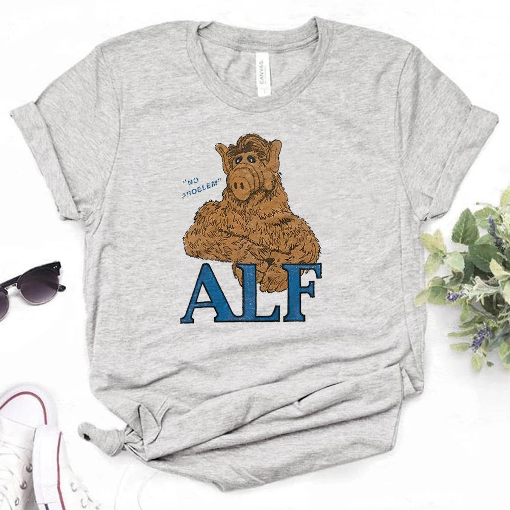 Alf tshirt women designer tshirt girl anime clothing