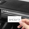 AUOBRS1 Metal emblem Auto Decor Decals Reflective Car Window Wiper Stickers For KIA K3 K5 Sorento Sportage Rio Car Accessories