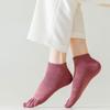 1 Pair Cotton Toe Socks with Separate Fingers Low Cut Ankle Socks Soft Women's Socks  Summer