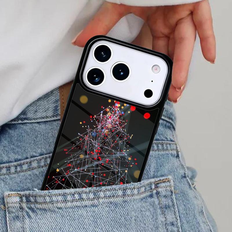 Цифровая Сетевая Паутинная Структура Чехол для Телефона для iPhone 16e 15 14 13 12 17 Pro Max Plus Air 17pro Чехол Coque