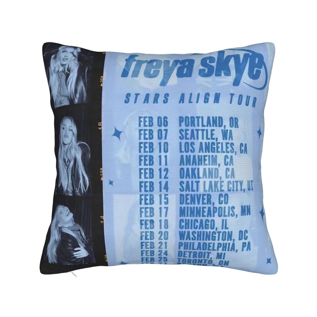 Freya Skye Stars Align Tour Pillowcases Accessories Printed Cushion Cover Decorations Pillow Case Cover Bed Multiple Sizes