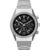 Мужские кварцевые часы TIMEX Q-Timex TW2Y34800, водонепроницаемость 5 АТМ, пластик с черным циферблатом и корпусом из нержавеющей стали [Параллельный импорт]