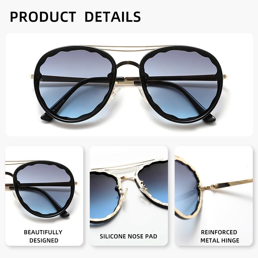 WIMN Легкие круглые солнцезащитные очки с полной защитой от ультрафиолета, поляризованные