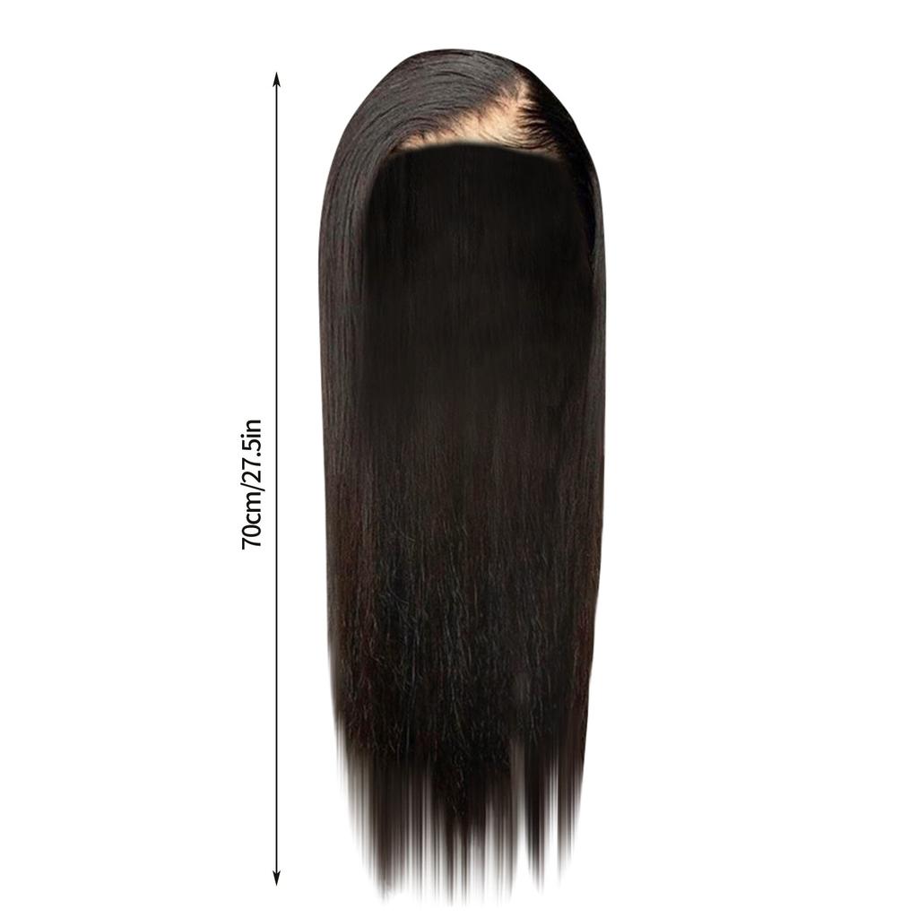 New 20 Inch Lace Front Wig Human Hair Pre-Pulled Baby Hair Glue Free Human Hair Wig For Black Women Natural Color Glueless Wigs