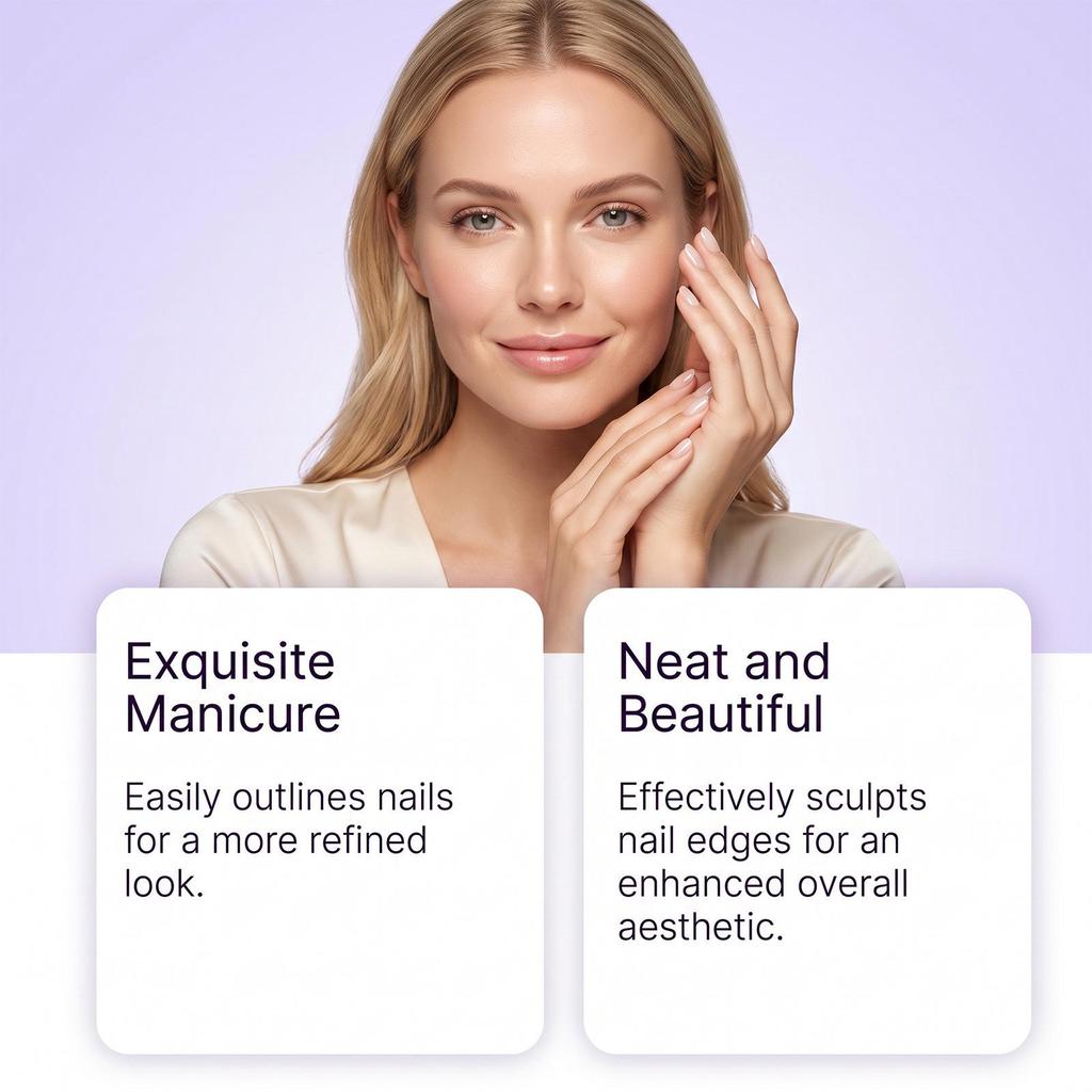 Multi-Effect Nail Care Pen: Gently Shapes and Exfoliates for Clear Nail Edges