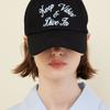 HEO LOUISE BALL CAP_BLACK