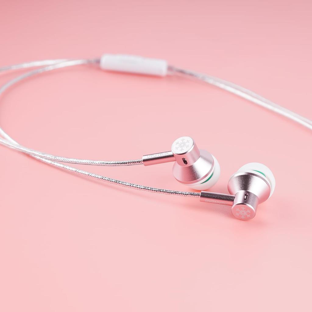 NICEHCK StringSnow 10mm Dynamic PEEK Composite PU LCP Dome Optimized Resonance Structure with Silver Foil Copper Three Color Sampling Sound Made in