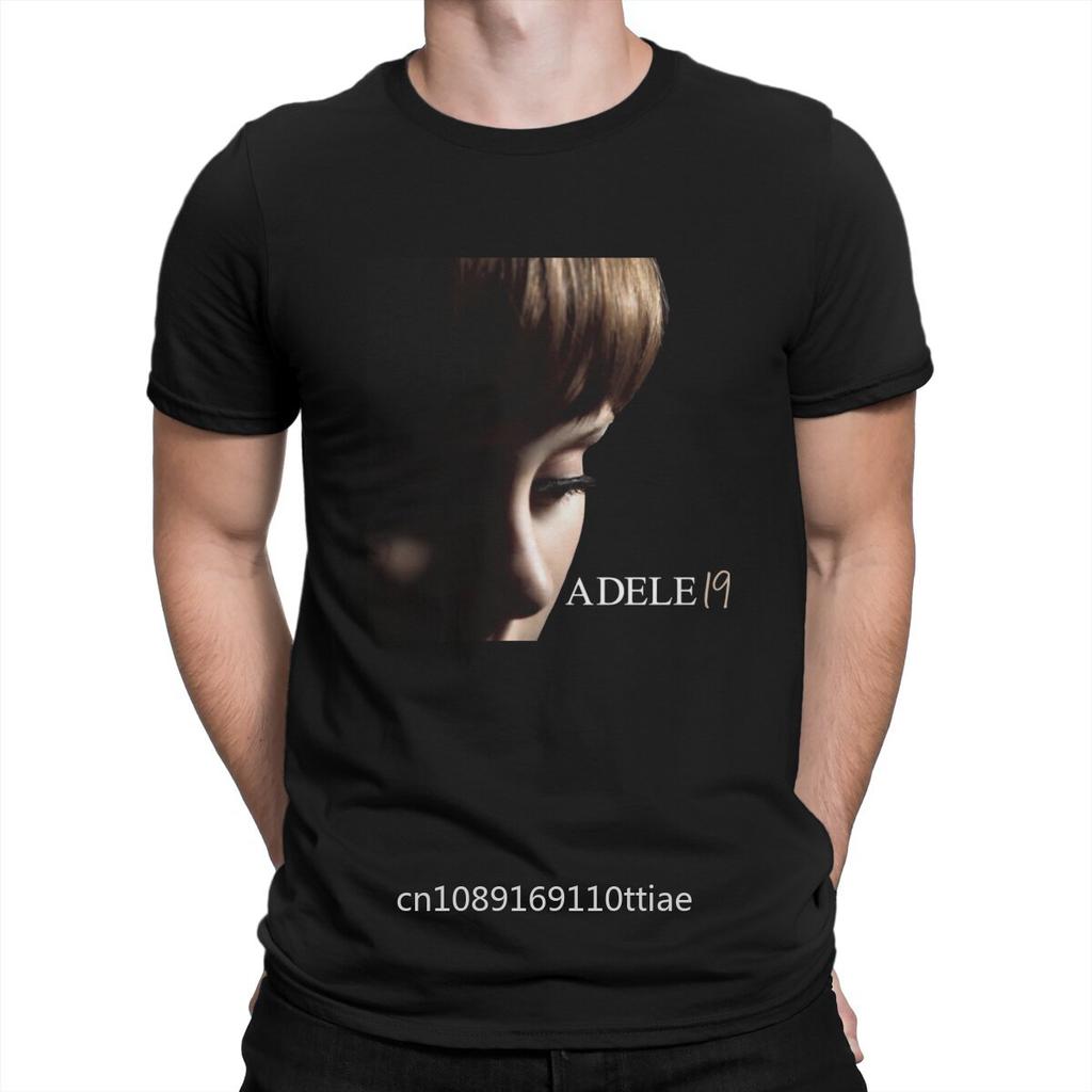 Fan Men T Shirts A-Adele Singer Cool Tee Shirt Short Sleeve Crew Neck T-Shirts Pure Cotton Gift Idea Clothing