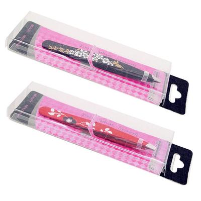 Профессиональный пинцет для бровей, косметика для волос, наклонный пинцет из нержавеющей стали, инструмент