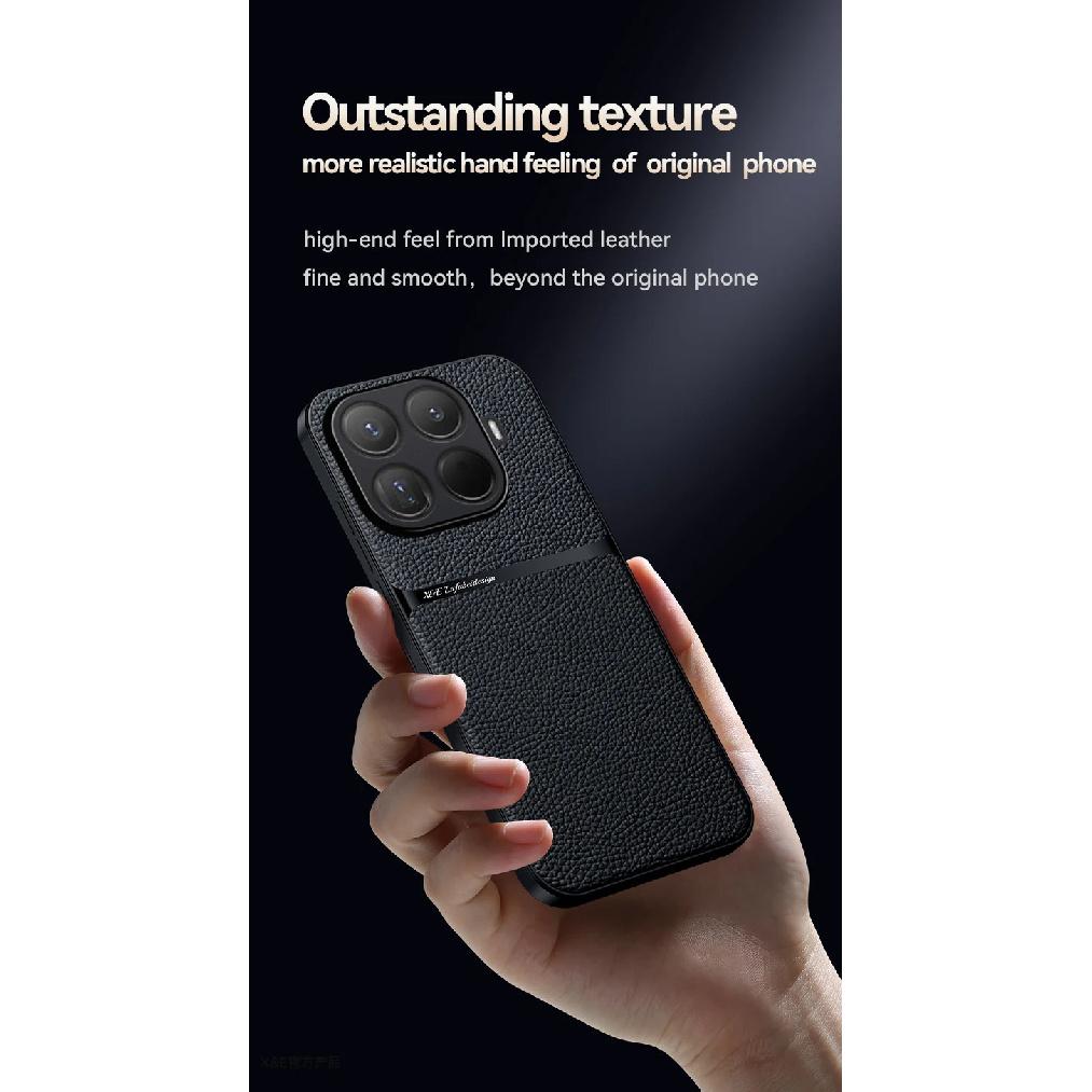 Leather Magnetic Phone Case For Xiaomi Mi 15T Pro 14T Pro Matte Cases For Mi 17 Pro Max 17Pro Back Cover