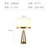Desk Lamp Bedside Lamp Warm Bedroom Simple Modern Living Room Model Room Bedside Table European Style Light Luxury Table Lamp