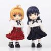 Костюм размера Obitsu 11 OB11 для куклы Obitsu 11 см тело Блузка Юбка Платье Лента Лолита Мина Стиль Милый 3 Цвета Набор из 3 предметов (черный)
