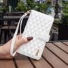 Роскошный кожаный чехол-кобура Diamond-Type Classic для iPhone 14 15 16 Pro Max 16Plus 13 12 11 Pro XS Max XR с застежкой-молнией и чехлом для карт