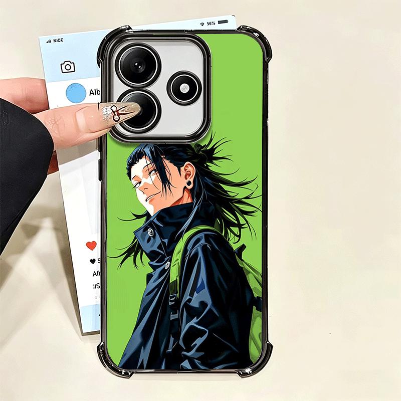 Аниме Гэто Сугуру JUJUSU Мягкий чехол для телефона для Xiaomi Poco X7 X8 Pro Max X6 X5 X3 F8 Ultra F7 M8 M7 M5S Redmi 15C 15A 15 14C 13C 1