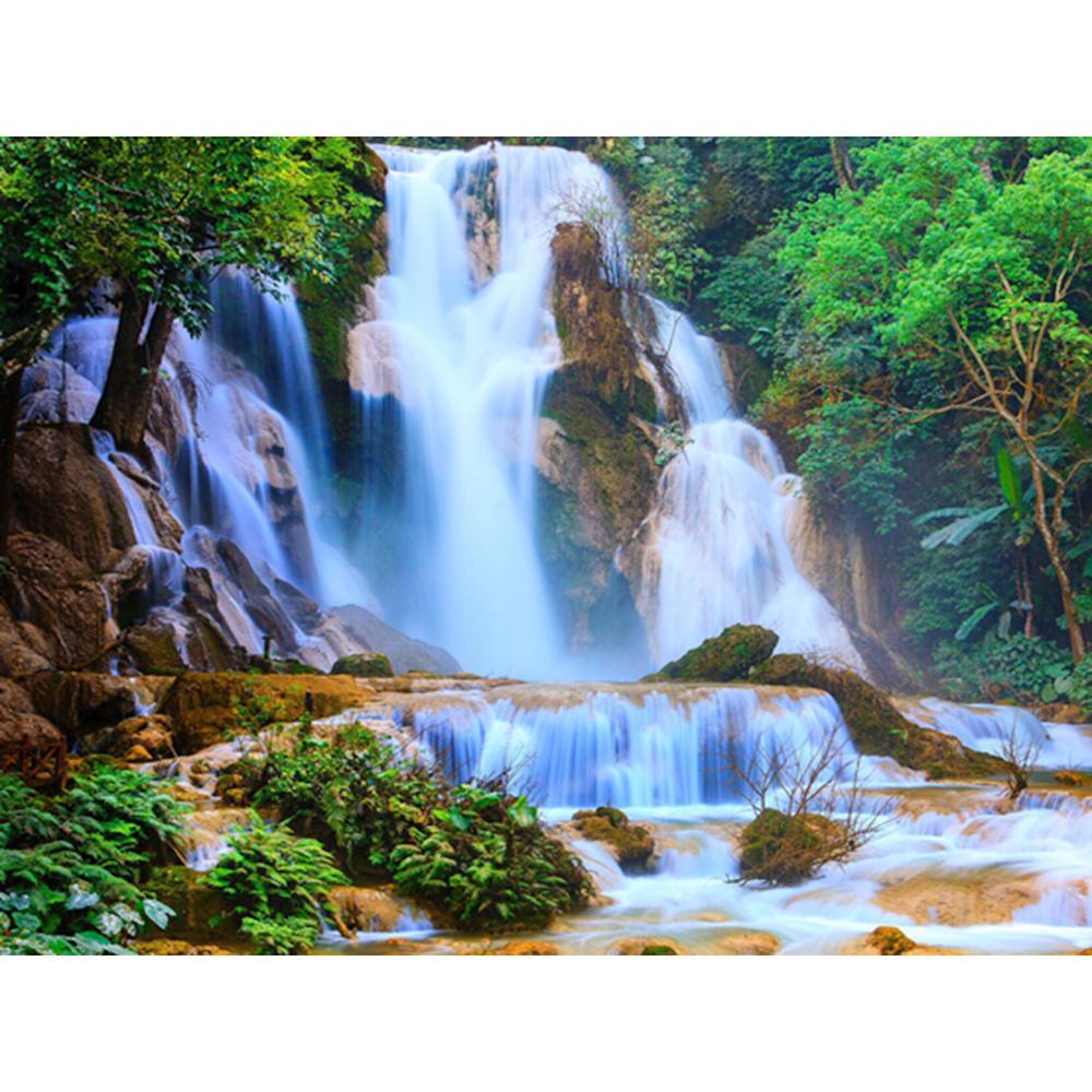 DIY 3D Diamond Painting Waterfall Embroidery Cross Craft Stitch Home Decor